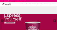 Desktop Screenshot of cupprint.de