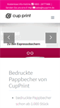 Mobile Screenshot of cupprint.de